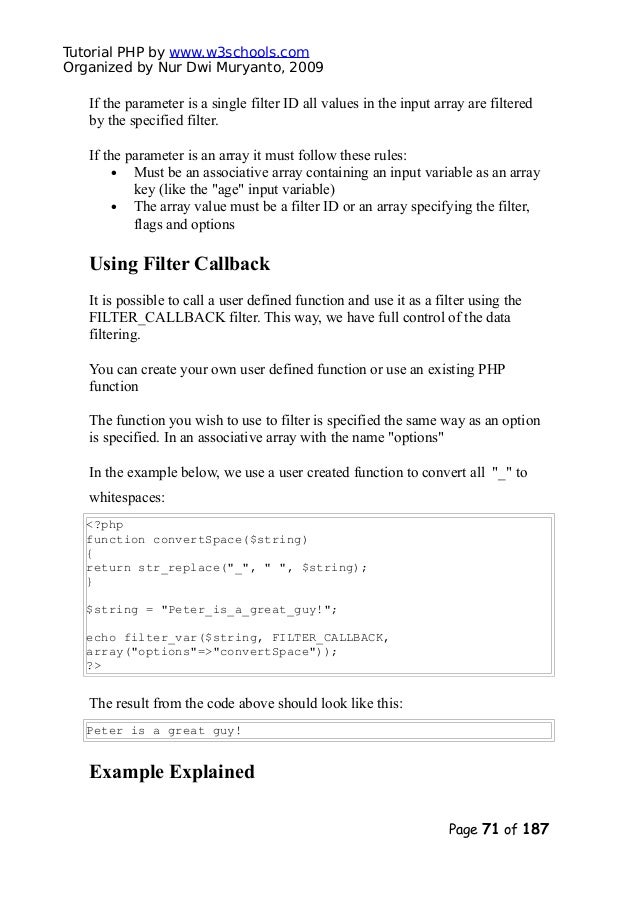 pics Php Array Functions W3Schools ajax tutorial pdf w3schools